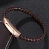 New Fashion Braided Men Leather Bracelet Vintage Bracelets Women Bangles Casual Pulseira