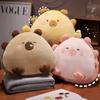 Stuffed Capybara Cartoon Hand Warmer Air Conditioning Blanket Office Backrest  Bedside