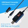 USB-кабель питания на DC 5.5/3.5мм Портативный USB-усилитель питания Повышающий преобразователь 5В в 9В/12В для роутера, модема и мелкой электроники