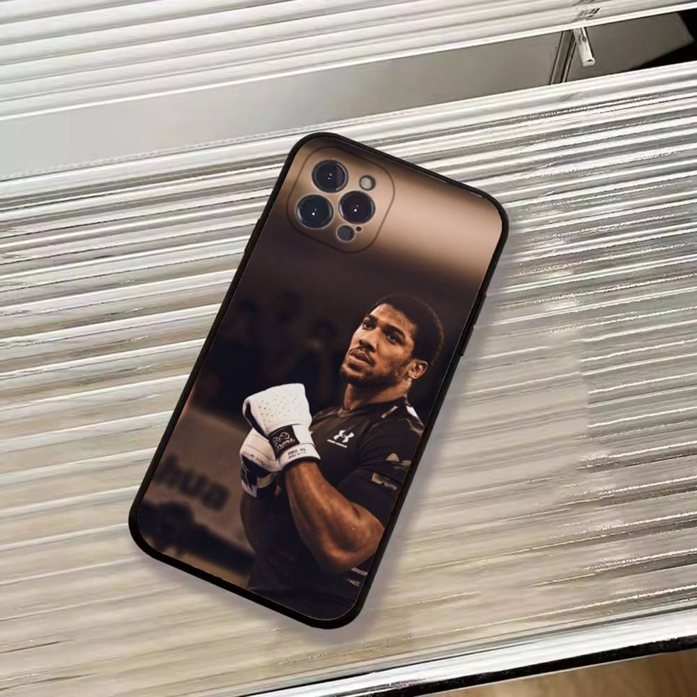 Boxer A-Anthony Joshua Phone Case For iPhone 17,16,15,14,13,12,11 Plus,Pro Max,XS,Soft Silicone Black Cover