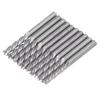 10Pcs 4 Flutes Milling Cutter No Burr Engrave Machine Knife 3.175x15mm for Acrylic MDF PVC