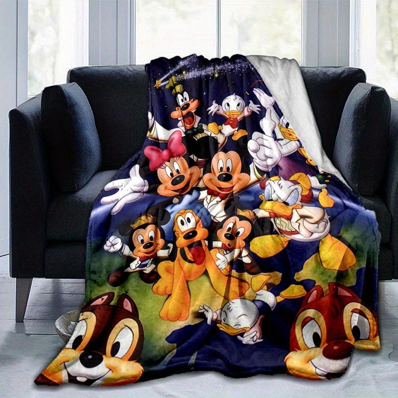 1pc. Cartoon Mickey Mouse and Friends Blanket, Soft Throw for Home Decor, Gift Idea, Suitable for All Seasons, Perfect for Couch or Bedding