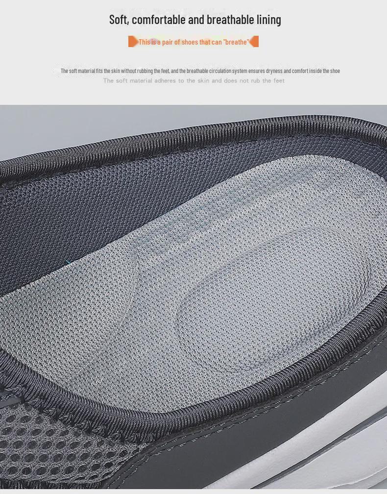Мужские легкие дышащие повседневные туфли на плоской подошве для отдыха на открытом воздухе — модный летний стиль, легко надевать для пар