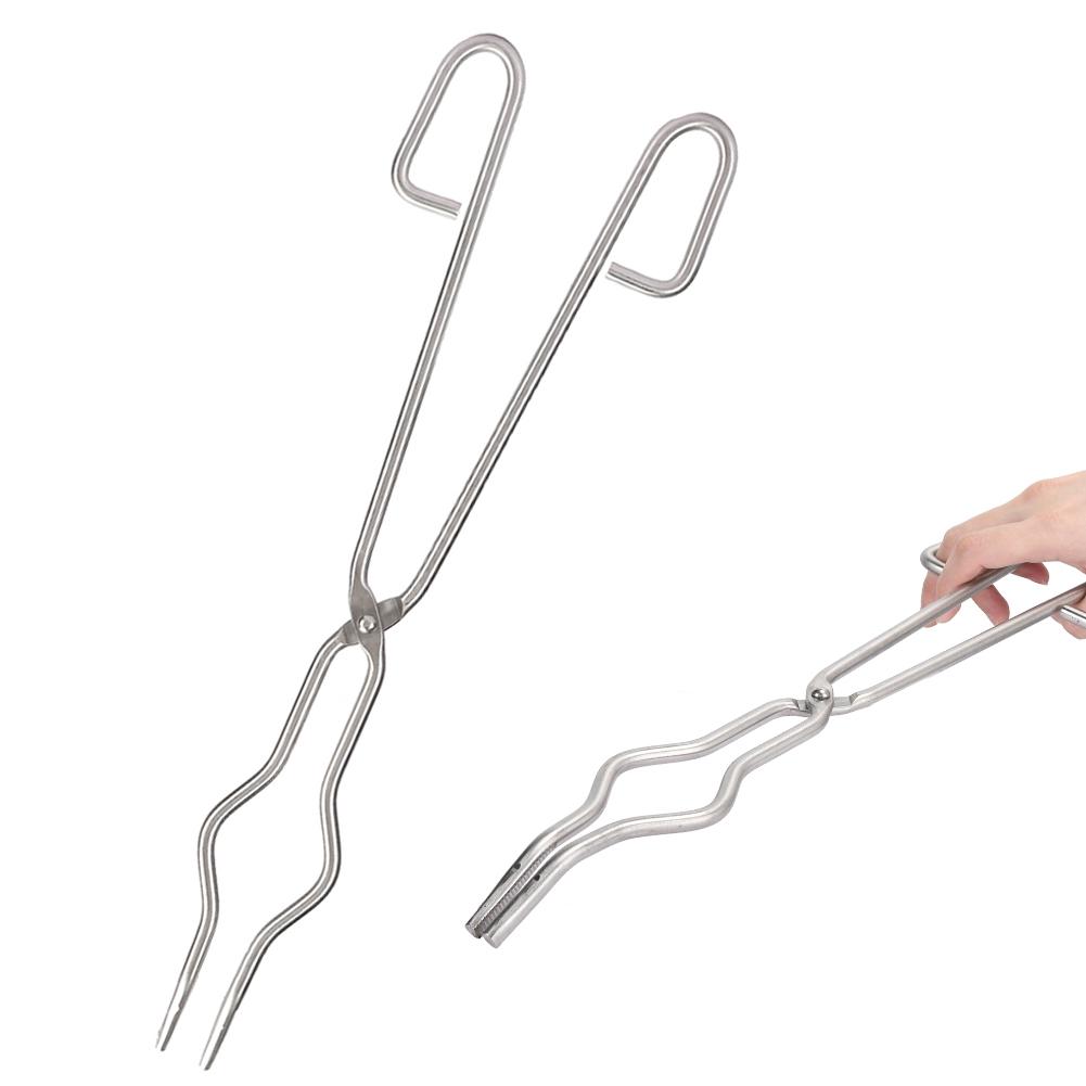 40cm Crucible Tongs Metal Laboratory Supplies Stainless Steel Beaker Holding Clamp