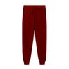 Solid Color Women Pants Pocket Long Sweatpants Women Fleece Jogging Trousers Sportspants Casual Fashion Loose Black Red