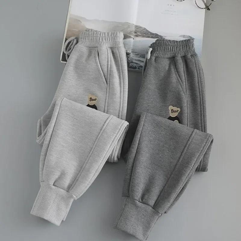 Зимние вельветовые леггинсы для девочек - Толстые, теплые, повседневные спортивные штаны для детей