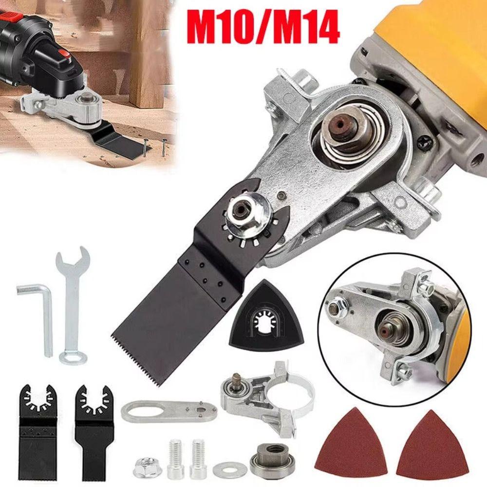 Резьба M10/M14 M10 M14 Аксессуар для Угловой Шлифовальной Машины Треугольная Шлифовальная Подушечка Универсальные Головки для Осциллирующих Инструментов Полировка