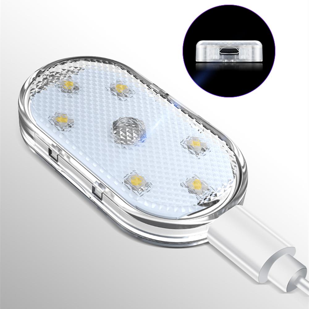 2шт магнитный светильник для внутреннего автомобиля светодиодный потолочный светильник внутреннее сенсорное светодиодное освещение потолочный светильник автомобильные фары для крыши автомобиля внутреннее освещение автомобиля