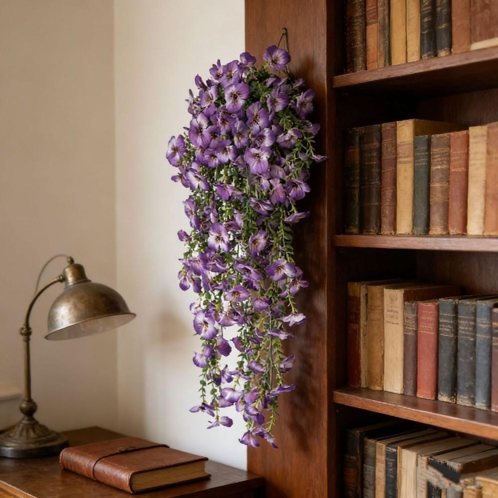DIY Eucalyptus Pansy Multicolor Simulation Eucalyptus Leaves New Plants Wreath Home Decoration