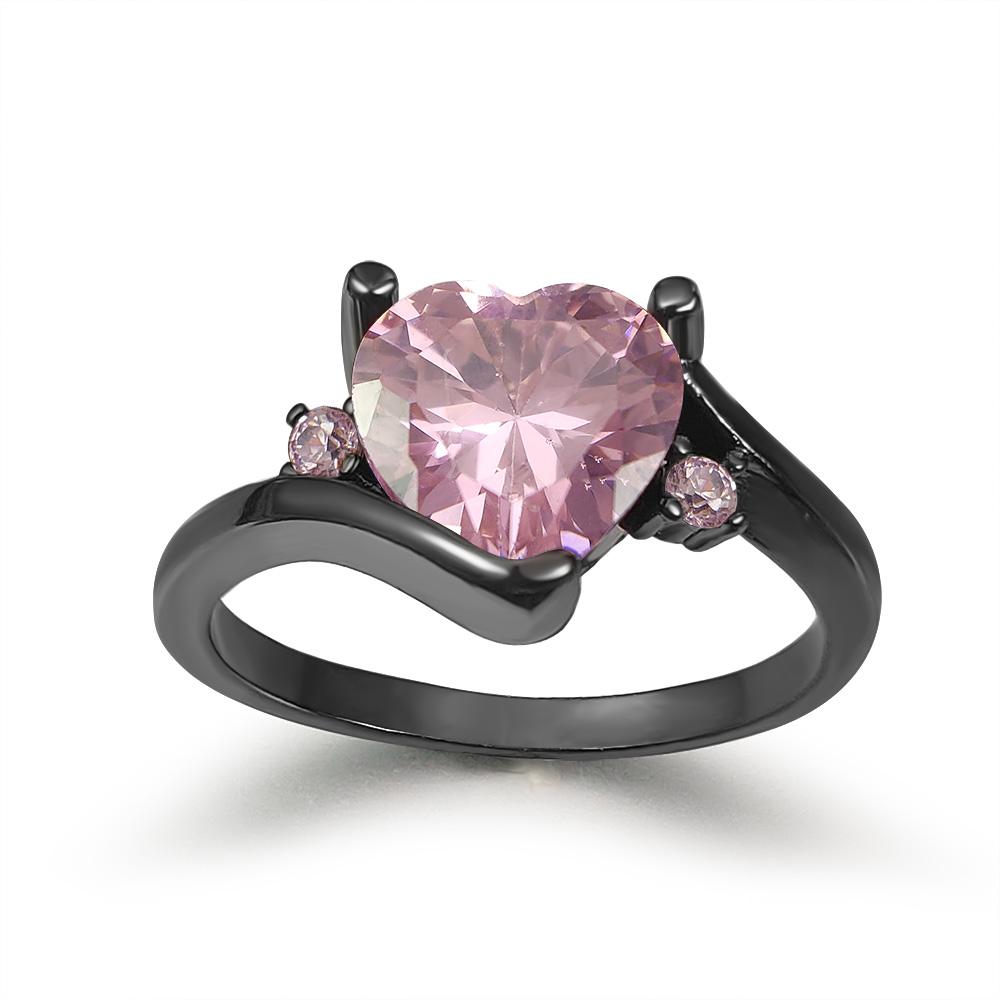 Ретро Панк Череп Готическое Кольцо Для Женщин Мужчин Хэллоуин Гот Черное Золото Цвет Кольца Присоединение Оптом Мода Циркон R523