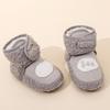 Зимняя детская обувь для первых шагов: 0-1 год, Теплые на флисовой подкладке, Защита от падений, Милые зимние сапожки