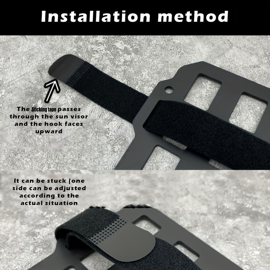 Органайзер на солнцезащитный козырек, Автомобильный, Панель Molle из АБС-пластика, Внутренние аксессуары, Сумка Molle, Инструмент EDC, Подвесная доска для автомобиля