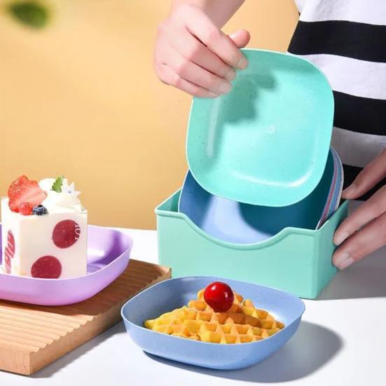 10шт. Тарелка для плевка костей с подставкой, пластиковый поднос для закусок и конфет