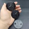 CSA1 3D Mercedes-Benz Star Hood Emblem 57mm with 2 Pins Front Bonnet Badge for GLA CLA CLS A45 C63 Car Accessory