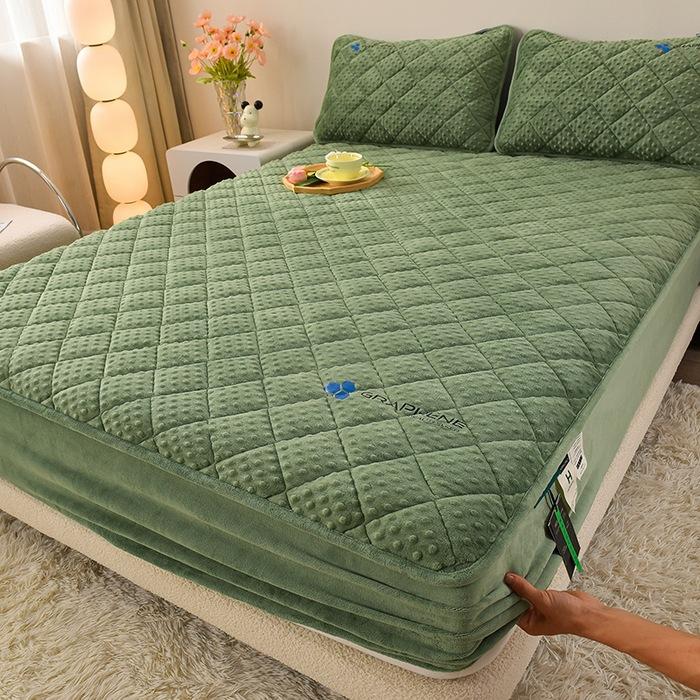 Новый графеновый молочный флис с хлопчатобумажной простыней, теплое и быстро нагревающееся покрывало, защитный чехол для дома Simmons