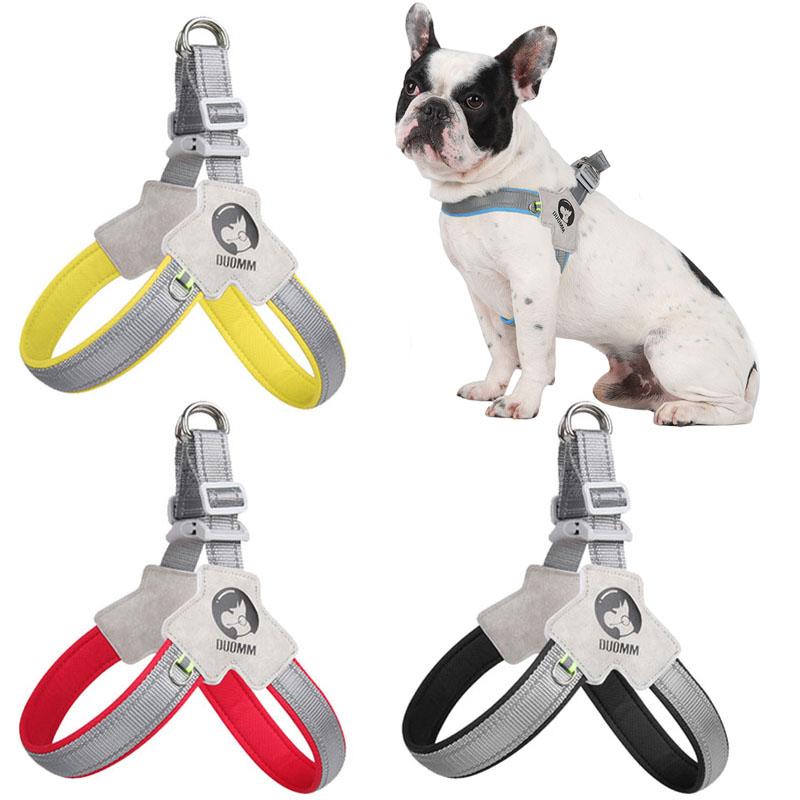 Saddle Style Dog Harness for Small Large Dogs Chest Strap Reflective Puppy Cats Harness Vest Yorks Chihuahua Walking