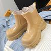 Fashion Rain Shoes Women's Thick-soled New Rain Boots Work Wear Non-slip Short Rubber Shoes Women's Adult Water Shoes