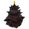 Миниатюрная фигурка пагоды Азиатский дзен-сад Статуя пагоды Аксессуары для сказочного сада Для декора дзен-сада Азиатское украшение для дома