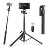 Ulanzi Tripod Selfie Stick 185cm Developed In 2024 Quick Smartphone Grip Screw Telescopic Rod Compatible with iPhone and Panoramic Remote Smartphone