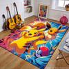 Мультяшный Покемон Аниме 3D Ковер Коврик для Дома Гостиной Спальни Дивана Прихожей Декор, Коврик для Детской Игровой Зоны Нескользящий Напольный Коврик Подарки