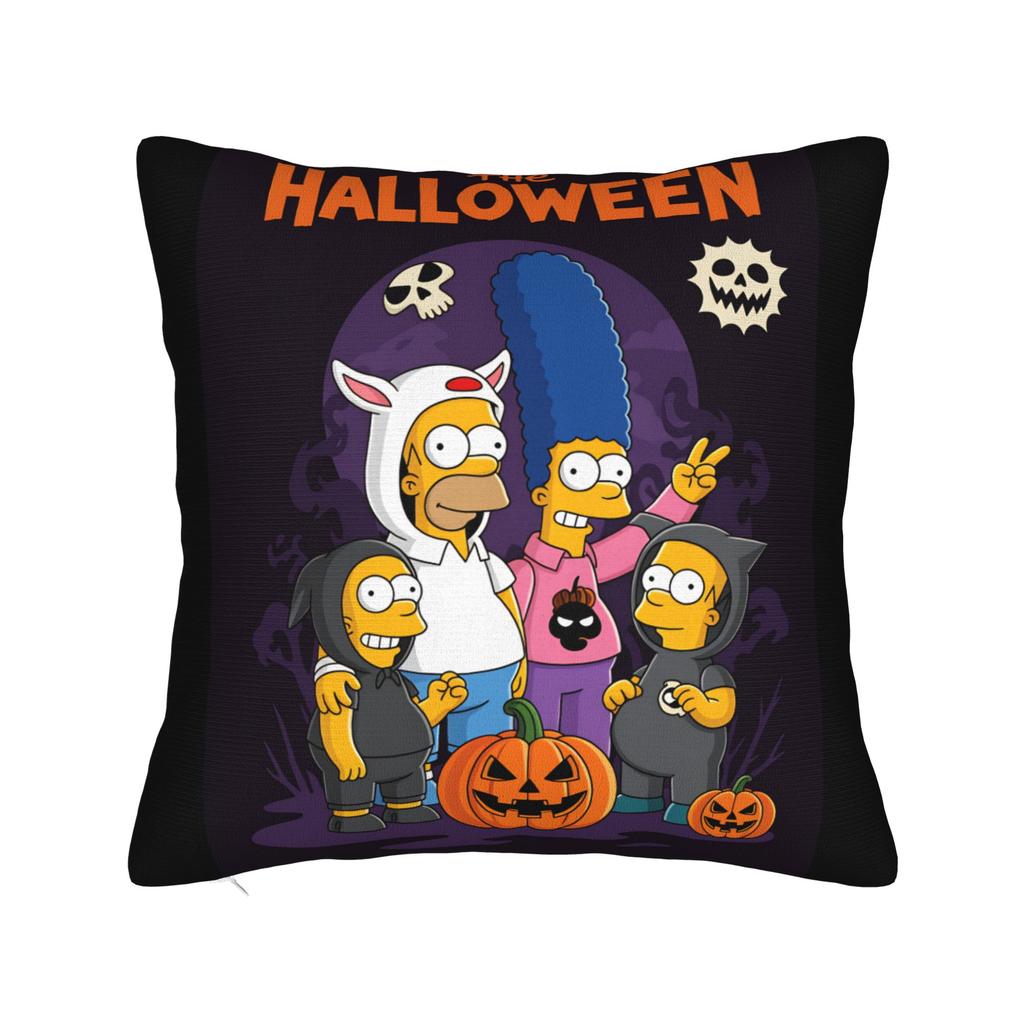 Pillow Case Funny SSimpsons The Scream Parody Custom Pillow Cover For Wedding Party Home Decor Vintage Pillowcases