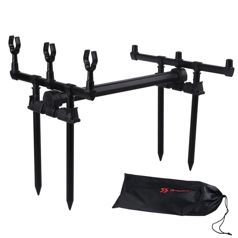 Рамка для удочки Регулируемая алюминиевая U-образная опора для удочки Подставка для удочки Рыболовные снасти