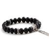 SHOVEOFF SVB-#180 8mm Cut Onyx Bracelet