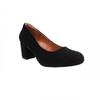 Womens/Ladies Melrose Suede Medium Block Heel Court Shoes