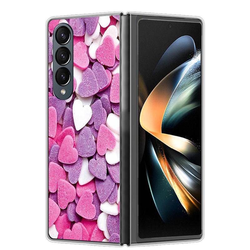 Чехол для Samsung Z Fold 4 ZFold 5 4 5G Жесткий прозрачный чехол для телефона для Samsung Galaxy Z Fold4 Fold5 Ударопрочный бампер Fundas