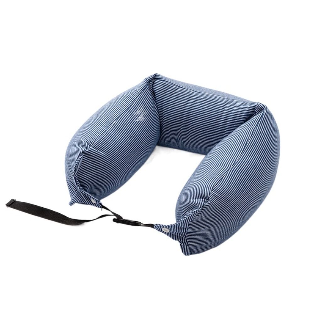 Подушки U-образной формы из пенополистироловых шариков, портативная подушка для сна, защита шеи в японском стиле, для путешествий