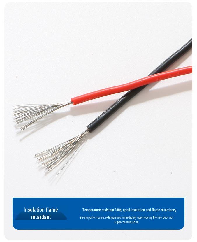 H05V-K Silicone Flexible Wire, Single-core, 0.2~0.75 sq mm, Pure Tinned Copper, PVC Insulation, Eco-Friendly, Flame Retardant.