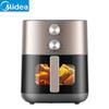 Midea 6,5-литрая прозрачная аэрофритюрница с грилем и поворотным управлением, штепсель CN (адаптер в комплекте)