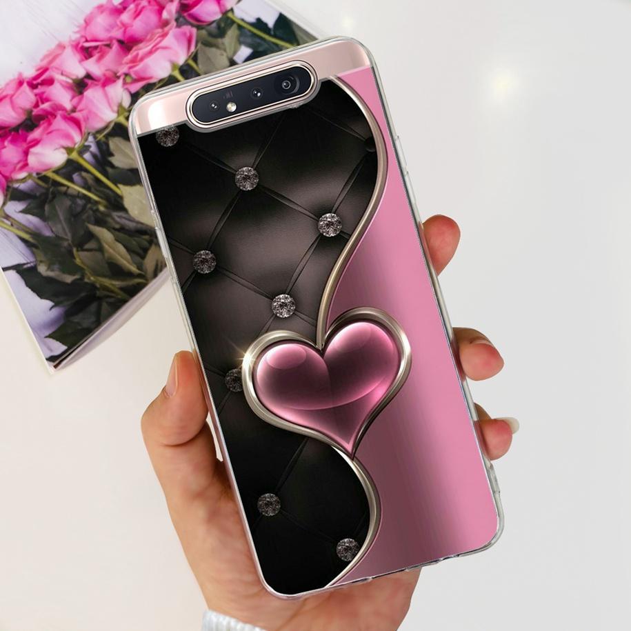 Чехол для Samsung Galaxy A80 Чехол GalaxyA80 A 80 SM-A805F A805 A805F A90 4G Прозрачные Чехлы Модный Мраморный Мягкий ТПУ Задняя Крышка