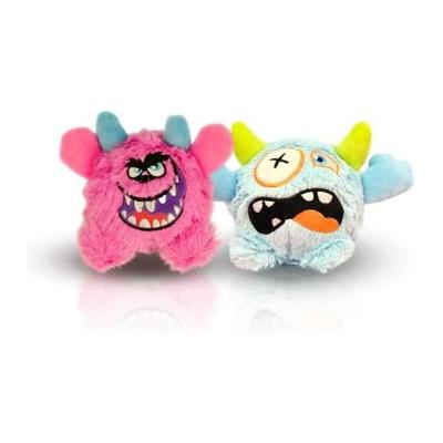 Игрушка для собак Мяч-монстр Плюшевый Встроенный звук Игрушка для жевания Уход за зубами Прочная Для маленьких собак, средних собак, больших собак, домашних животных Милые Забавные Игрушки для собак Цветные
