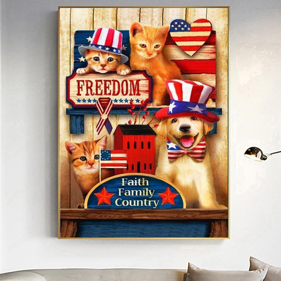 5D DIY Алмазная картина Рождество животное полная квадратная дрель Алмазная вышивка распродажа Зимний ремесленный домашний декор подарок