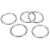 5 шт. Сварное О-кольцо из нержавеющей стали морского класса круглое кольцо для парусного спорта дайвинга багажа 4x30 мм