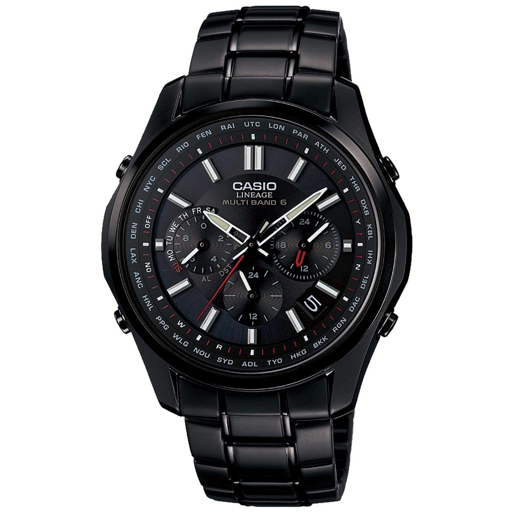 Casio wristwatch Liniege radio solar LIW-M610DB-1AJF black