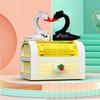 524PCS Swan Jewelry Box Building Blocks Model Ring Box Confession Romantic Gift Box Creative Decoration Holiday Gifts Kids Toys