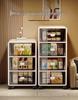 Multi-Layer Floor-Standing Storage Cabinet for Living Room: Drawer, Snack, and Clothes Organizer