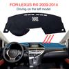 Smabee коврик для приборной панели для LEXUS RX2009-2014 RX270/350/450/300/330, аксессуары, нескользящий коврик для приборной панели, коврик для приборной панели автомобиля, автомобильный