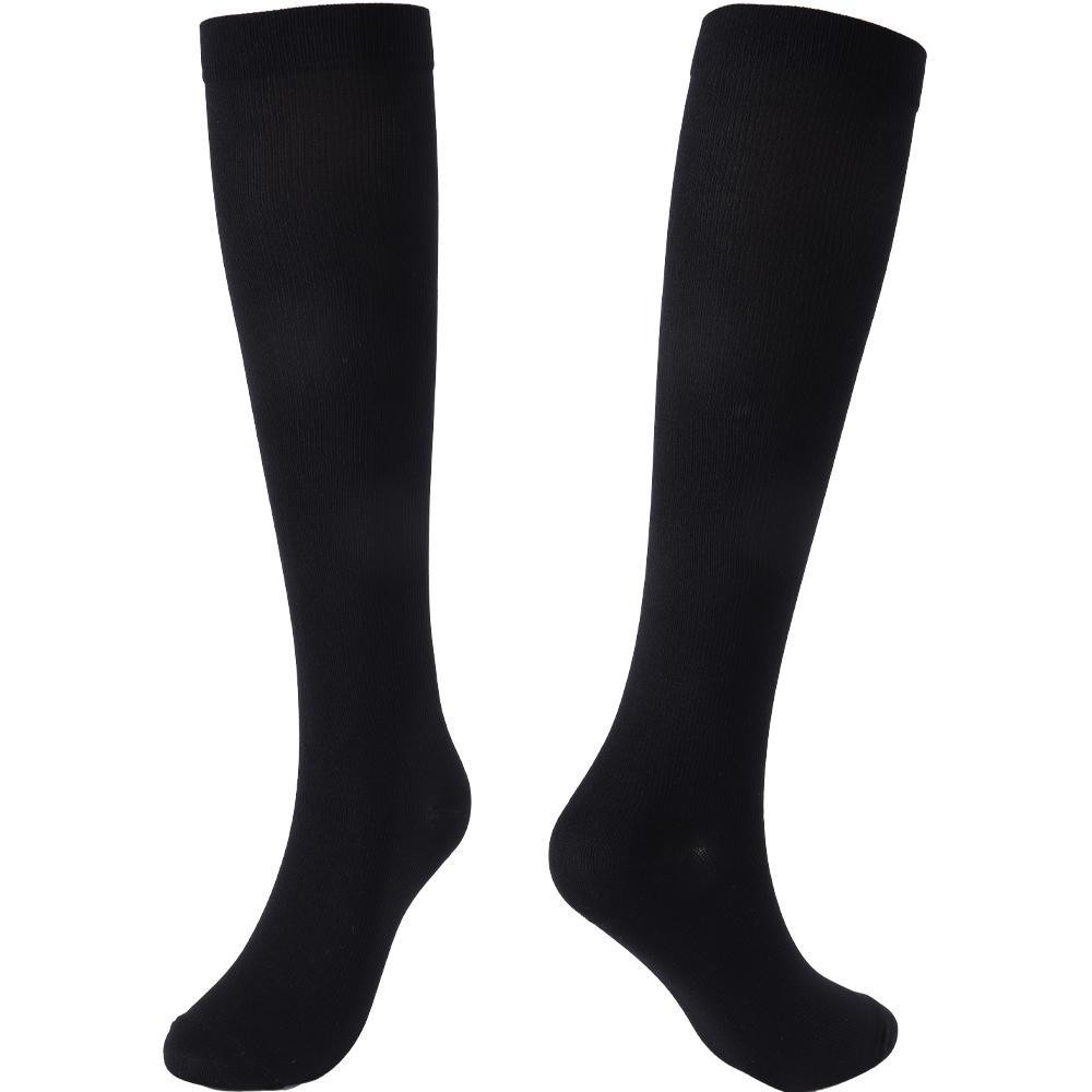 1 Pair Soild Color Compression Stockings Ankle Sock Black White Tube Socks Academic Style Lolita JK Girls Warm Knee Socks