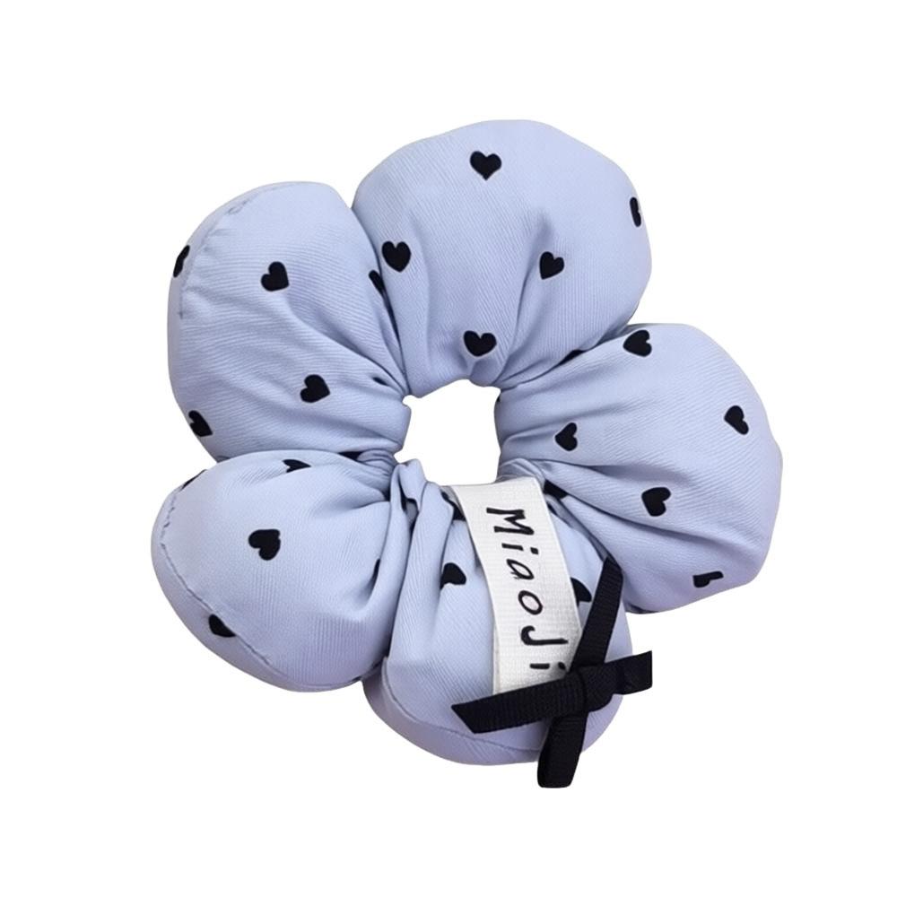 Ornament Hair Band Elastic Hair Tie Ring New Flower Scrunchies  Daily Accessories