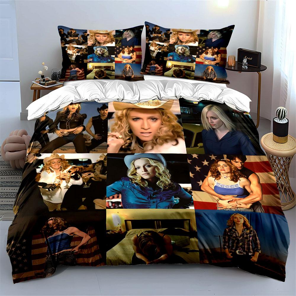 Country Western Style Print Bedding Duvet Cover Set Duvet Cover Pillowcases (1*Duvet Cover 2*Pillowcases, without duvet insert)