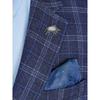 Raging Bull Mens Checked Wool Blazer