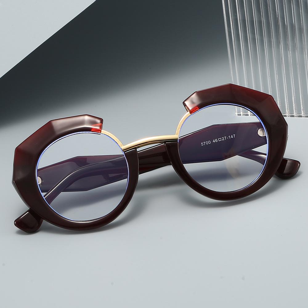 Женские очки для пресбиопии с толстой оправой Модные антибликовые и фильтрующие прозрачные очки Большие круглые очки для чтения