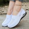 Женские дышащие слипоны Легкие повседневные кроссовки с круглым носком Удобные кроссовки