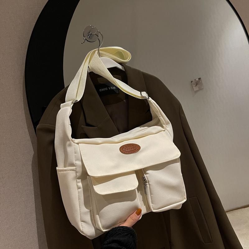 Корейская ins студенческая сумка-портфель винтажная сумка-мессенджер японская Харадзюку девушка софт-девочка плечевая холщовая сумка простая