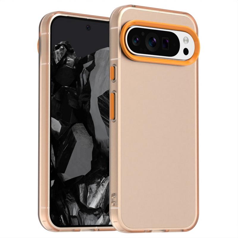 Candy Color Slim Matte Case For Google Pixel 9 Pro XL 8 Pro 8A Lens Protection Shockproof Hybrid TPU Phone Cover