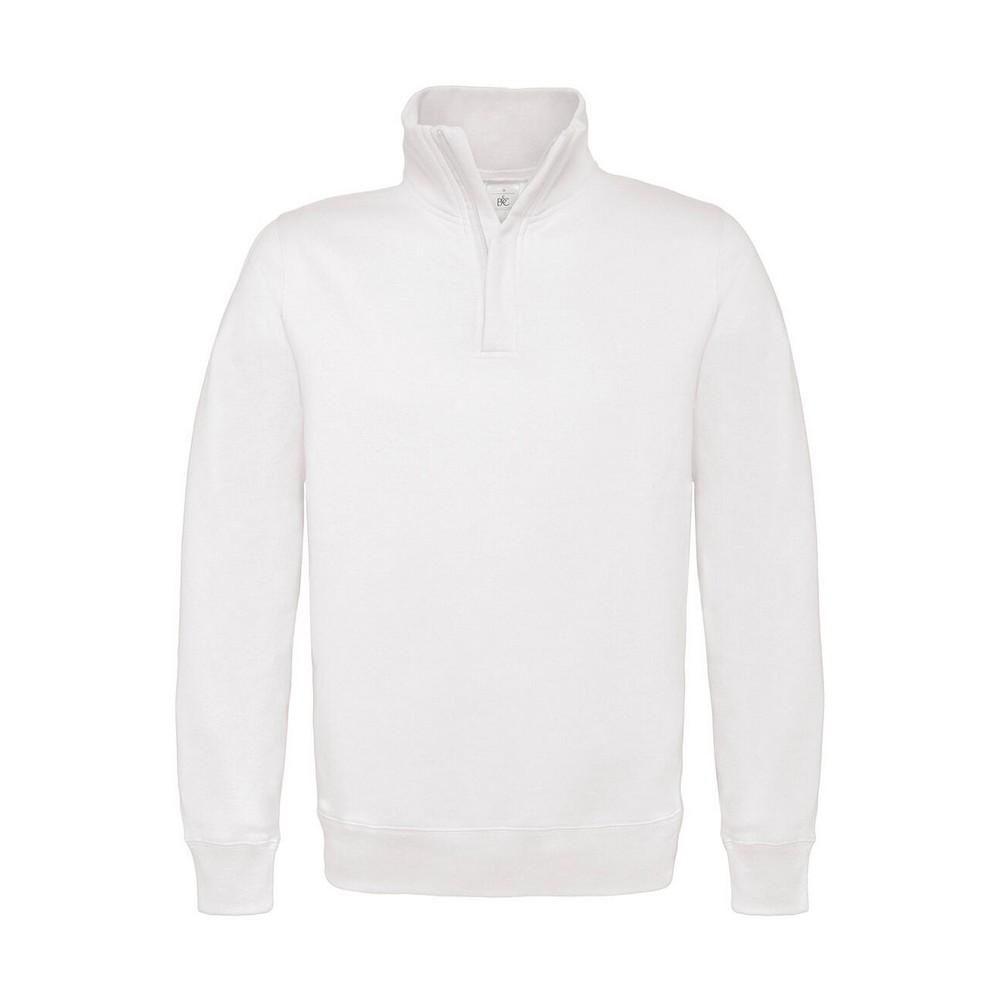 B&C Mens ID.004 Cotton Quarter Zip Sweatshirt