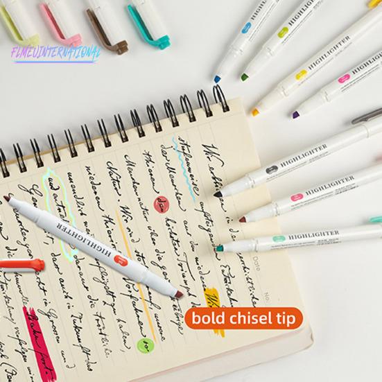 5/35 шт. настоящие мягкие хайлайтеры, пастельный хайлайтер с двумя кончиками, маркеры разных цветов, не оставляющий пятен хайлайтер для детей и взрослых